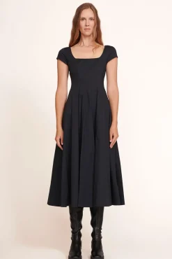 CLOTHING STAUD - SHORT SLEEVE WELLS DRESS BLACK