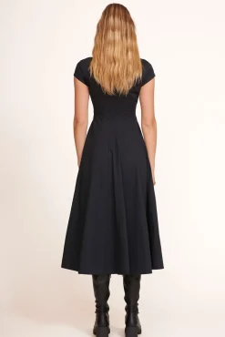 CLOTHING STAUD - SHORT SLEEVE WELLS DRESS BLACK