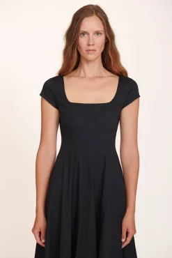 CLOTHING STAUD - SHORT SLEEVE WELLS DRESS BLACK