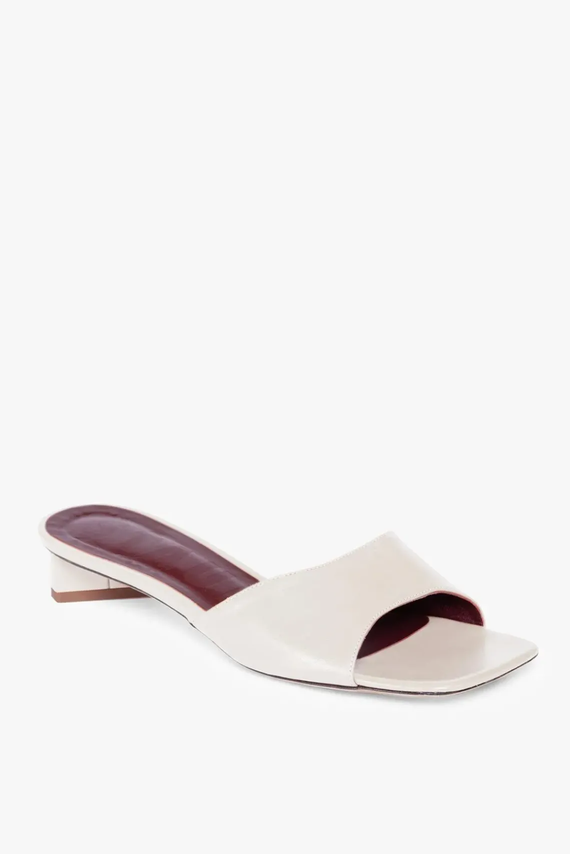 SHOES STAUD - SIMONE MULE CREAM