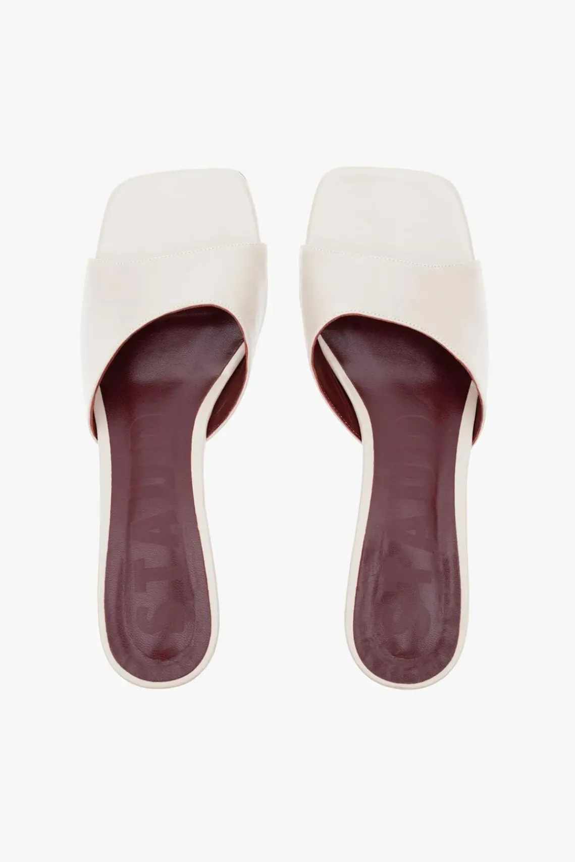 SHOES STAUD - SIMONE MULE CREAM