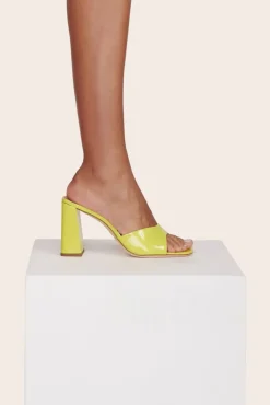 SHOES STAUD - SLOANE HEEL PATENT CITRON