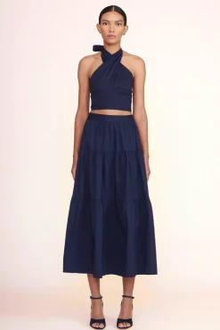 SHOES STAUD - SOLANGE HEEL GROSGRAIN NAVY