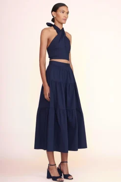 SHOES STAUD - SOLANGE HEEL GROSGRAIN NAVY