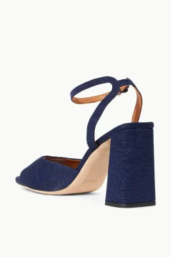 SHOES STAUD - SOLANGE HEEL GROSGRAIN NAVY