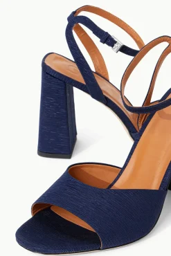 SHOES STAUD - SOLANGE HEEL GROSGRAIN NAVY