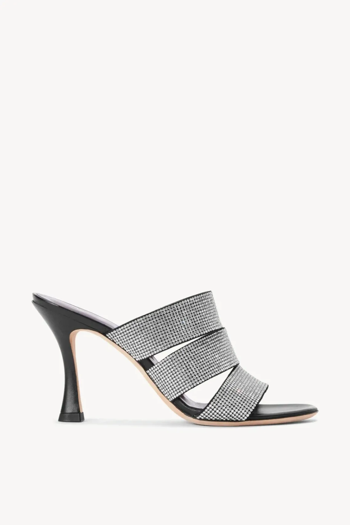 SHOES STAUD - SONNY RHINESTONE SANDAL BLACK BLACK RHINESTONE