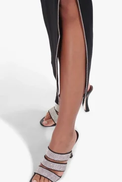 SHOES STAUD - SONNY RHINESTONE SANDAL BLACK BLACK RHINESTONE