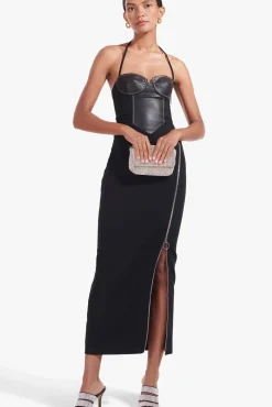 SHOES STAUD - SONNY RHINESTONE SANDAL BLACK BLACK RHINESTONE