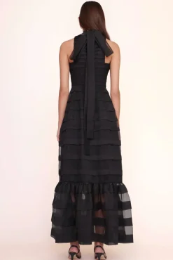 CLOTHING STAUD - SPIRAL DRESS BLACK