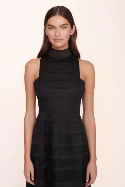 CLOTHING STAUD - SPIRAL DRESS BLACK