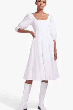 CLOTHING STAUD - SWELLS DRESS WHITE