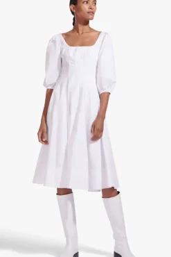 CLOTHING STAUD - SWELLS DRESS WHITE