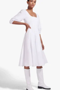 CLOTHING STAUD - SWELLS DRESS WHITE