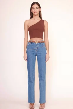 HANDBAGS STAUD - SWIRL BUCKLE BELT TAN