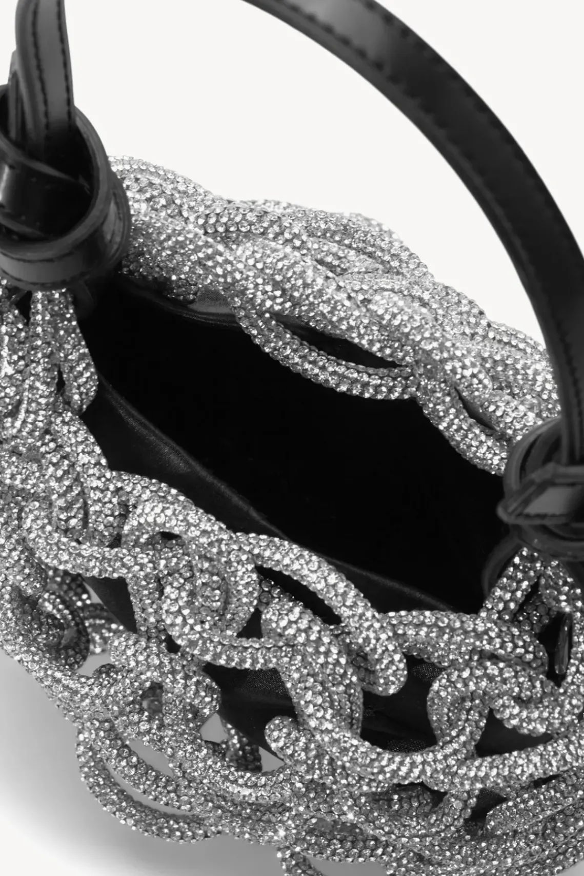 HANDBAGS STAUD - TINI CRYSTAL BAG BLACK BLACK RHINESTONE