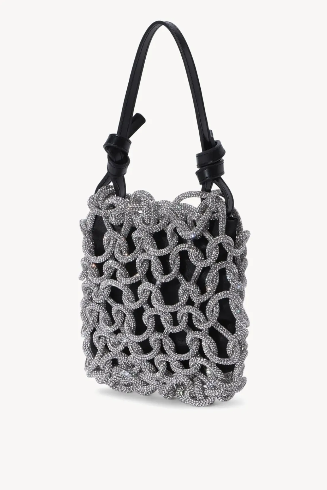 HANDBAGS STAUD - TINI CRYSTAL BAG BLACK BLACK RHINESTONE