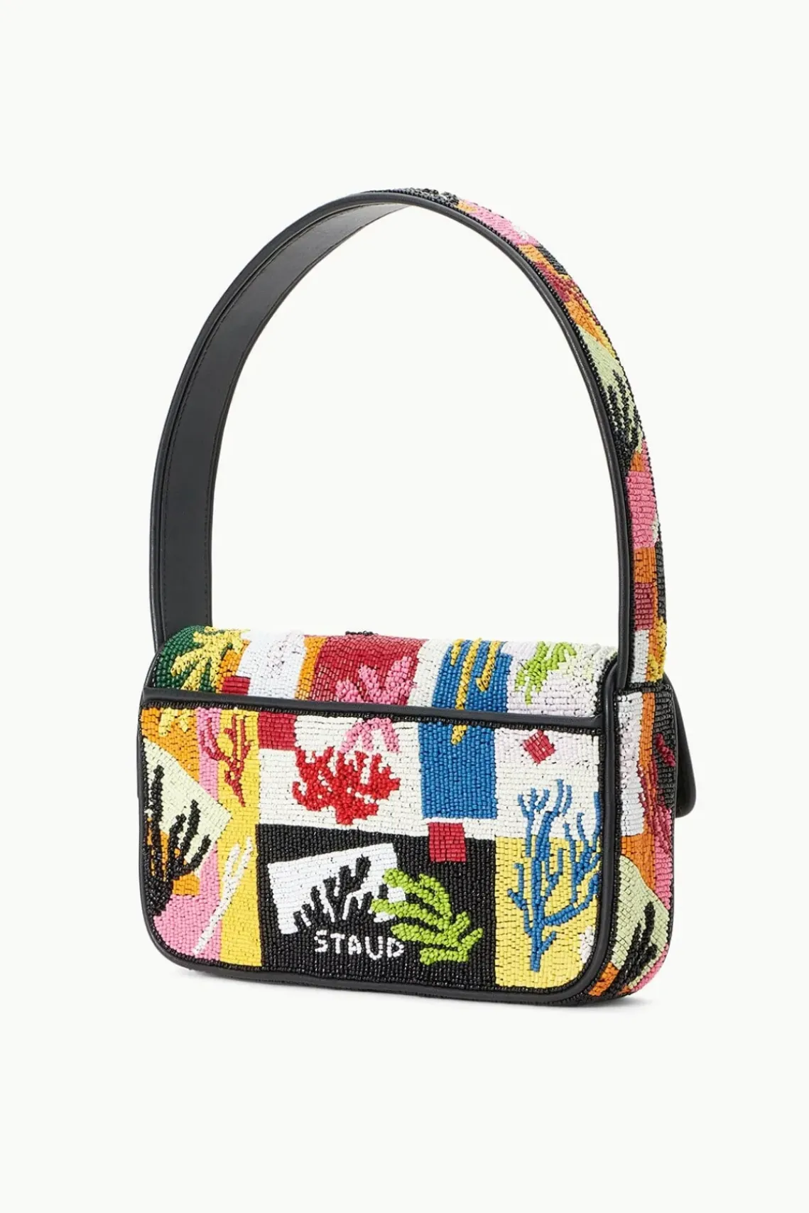 HANDBAGS STAUD - TOMMY BAG CORAL PATCHWORK