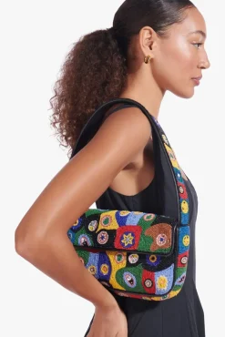 HANDBAGS STAUD - TOMMY BEADED BAG BLACK MILLEFIORI