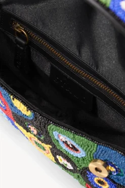 HANDBAGS STAUD - TOMMY BEADED BAG BLACK MILLEFIORI