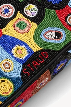 HANDBAGS STAUD - TOMMY BEADED BAG BLACK MILLEFIORI