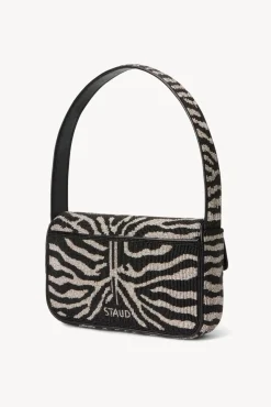 HANDBAGS STAUD - TOMMY BEADED BAG BLACK WHITE