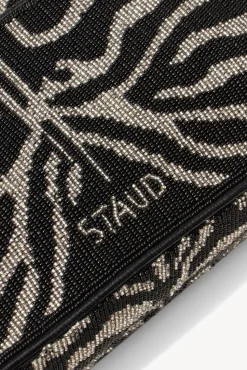 HANDBAGS STAUD - TOMMY BEADED BAG BLACK WHITE