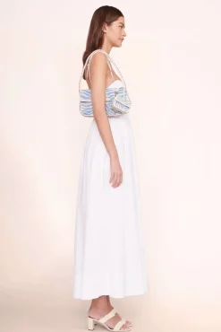 HANDBAGS STAUD - TOMMY BEADED BAG LIGHT BLUE CREAM