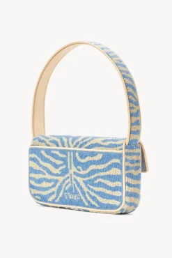 HANDBAGS STAUD - TOMMY BEADED BAG LIGHT BLUE CREAM