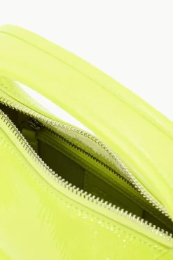 HANDBAGS STAUD - VENICE CROSSBODY PATENT CITRON