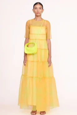 HANDBAGS STAUD - VENICE CROSSBODY PATENT CITRON