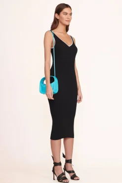 BRIDE STAUD Occasion Dresses- VENICE CROSSBODY PATENT PACIFIC