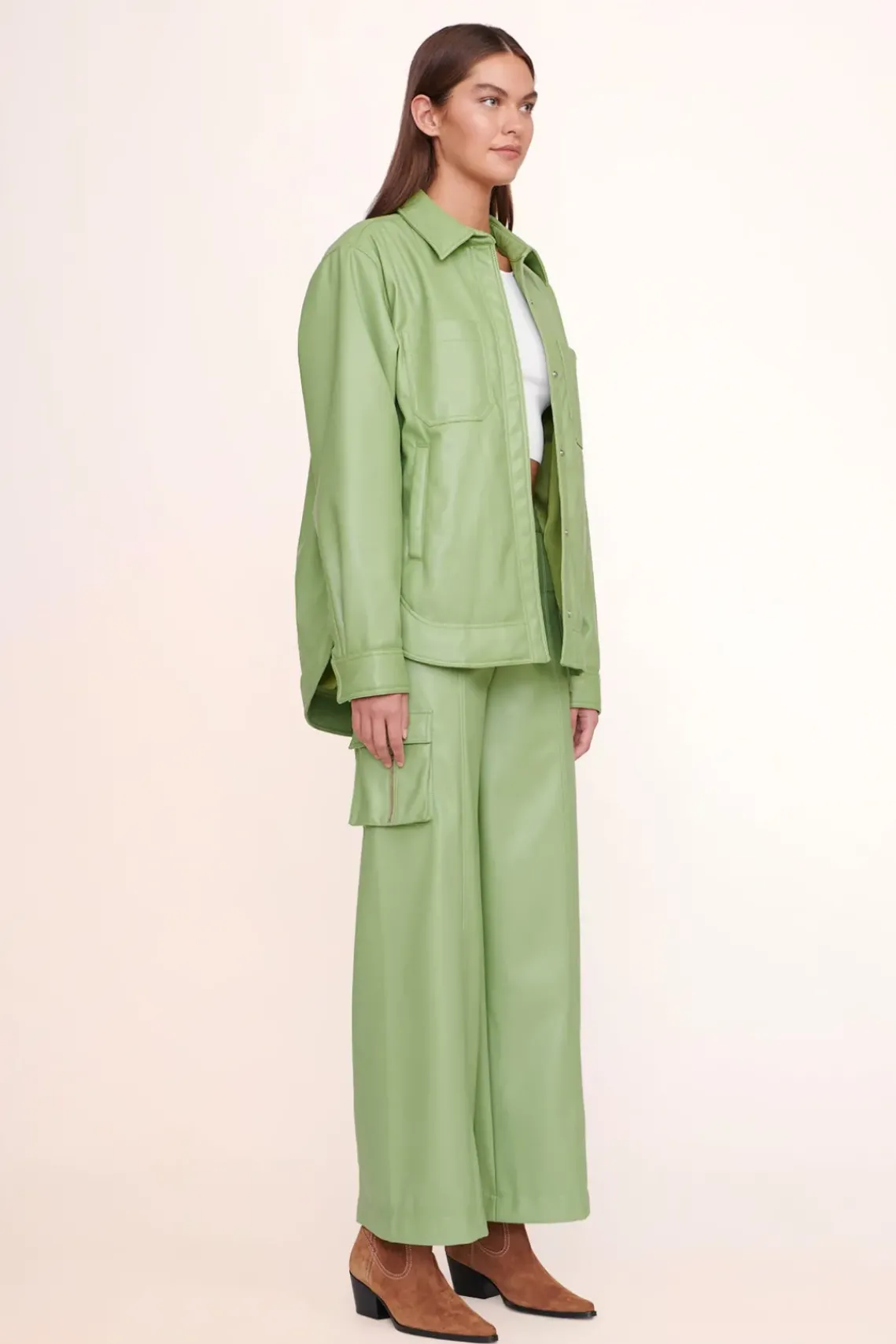 CLOTHING STAUD - VOYAGING JACKET MOSS