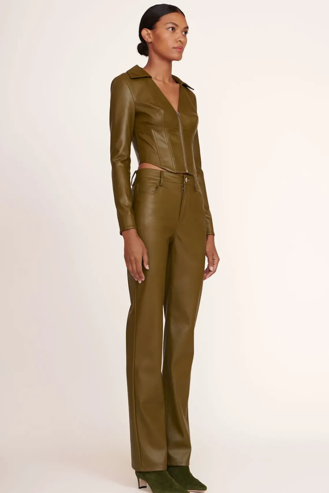 SHOES STAUD - WALLY ANKLE BOOT OLIVE