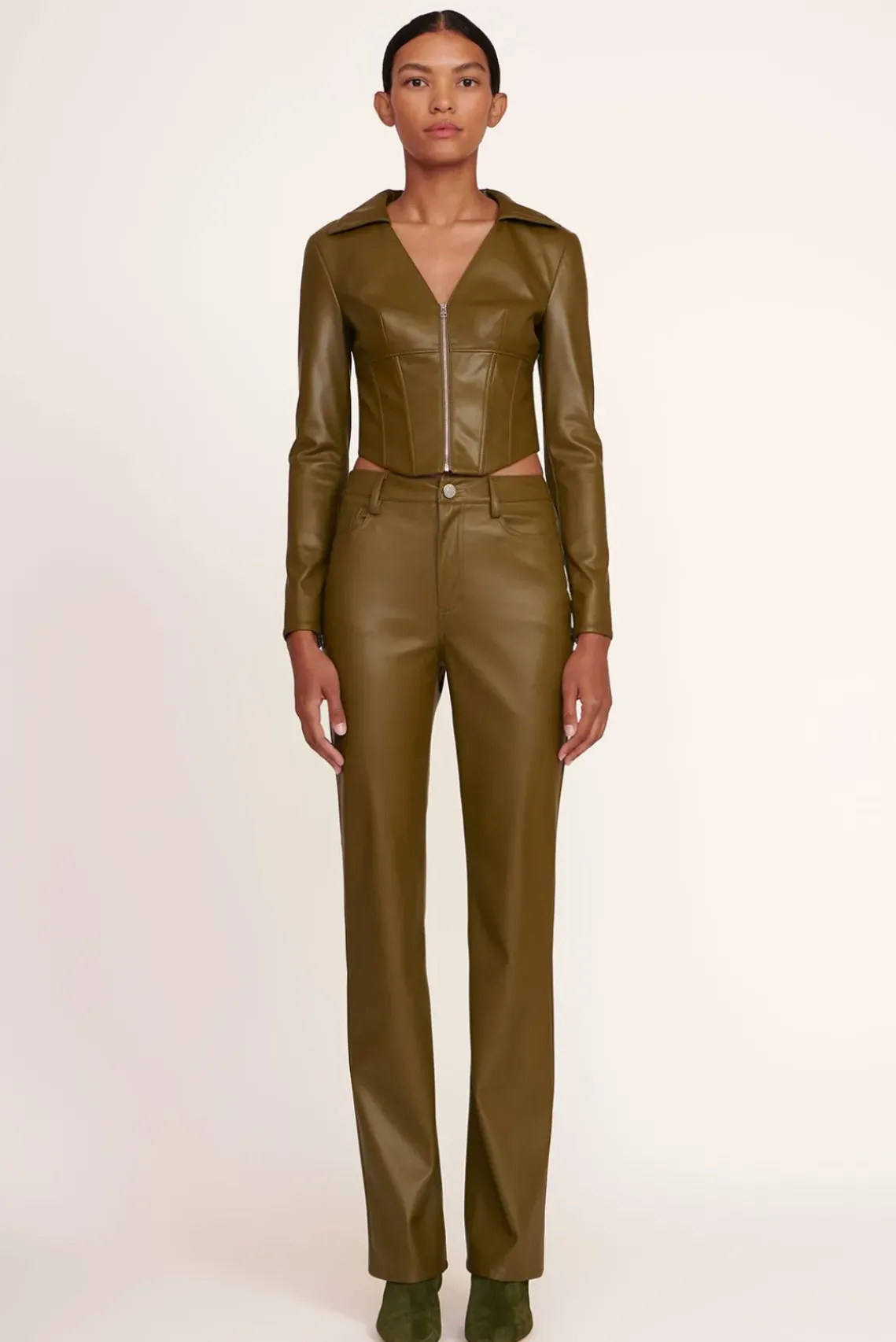 SHOES STAUD - WALLY ANKLE BOOT OLIVE