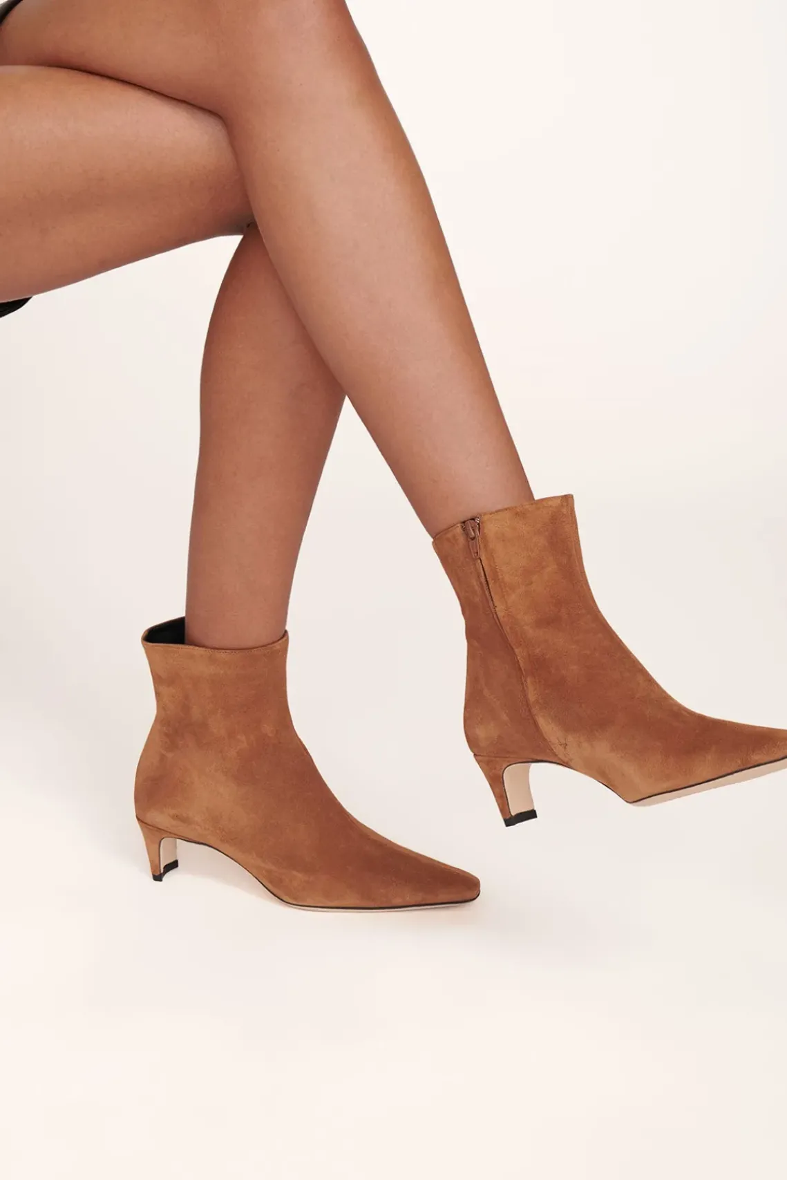 SHOES STAUD - WALLY ANKLE BOOT TAN SUEDE