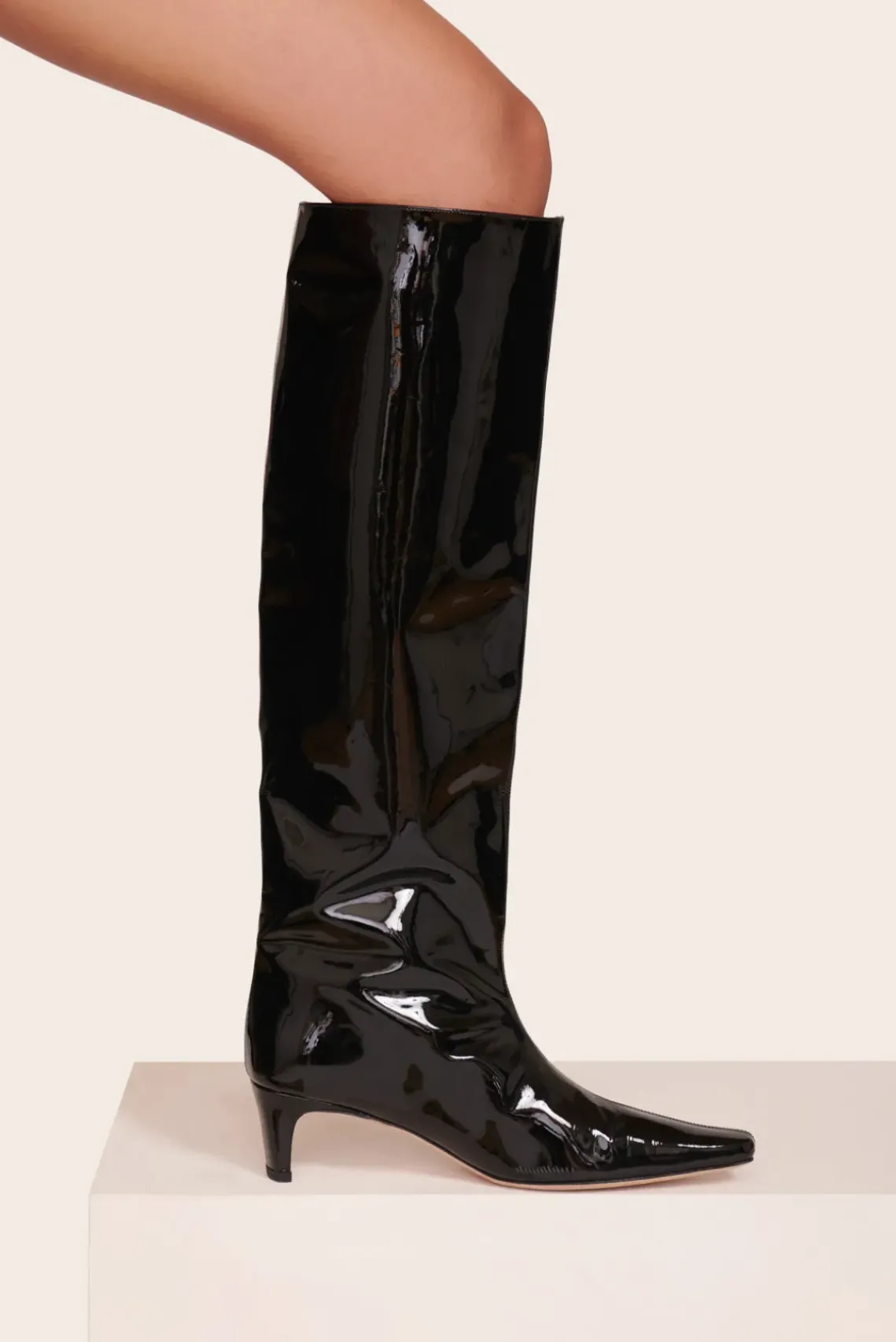 SHOES STAUD - WALLY BOOT BLACK PATENT