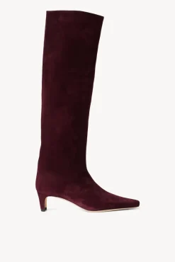 SHOES STAUD - WALLY BOOT PLUM