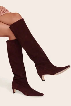 SHOES STAUD - WALLY BOOT PLUM