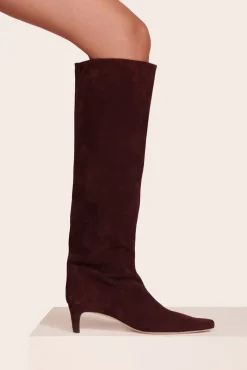 SHOES STAUD - WALLY BOOT PLUM
