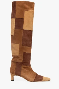 SHOES STAUD - WALLY BOOT TAN PATCHWORK