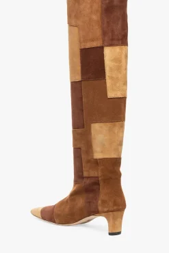 SHOES STAUD - WALLY BOOT TAN PATCHWORK