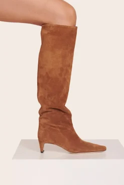 SHOES STAUD - WALLY BOOT TAN SUEDE