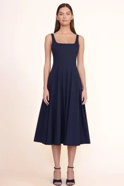 CLOTHING STAUD - WELLS DRESS NAVY