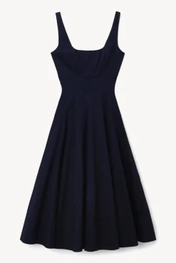 CLOTHING STAUD - WELLS DRESS NAVY