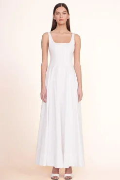 CLOTHING STAUD - WELLS MAXI DRESS WHITE