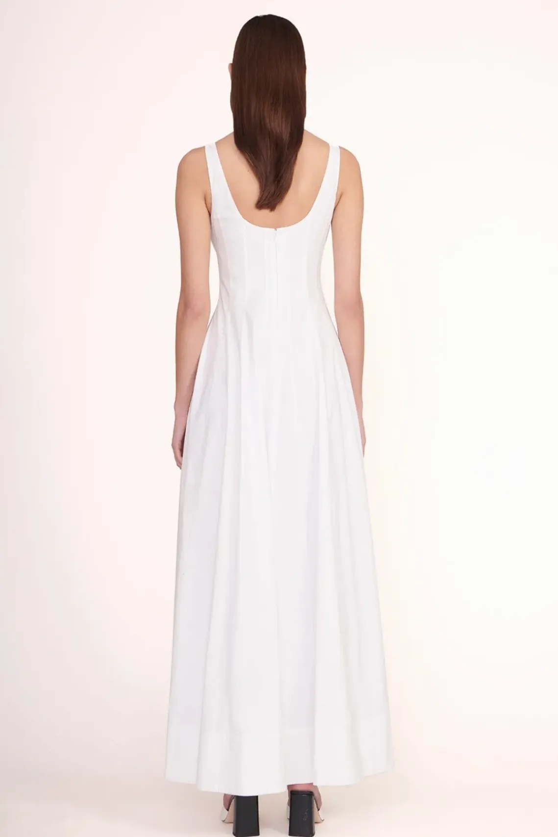 CLOTHING STAUD - WELLS MAXI DRESS WHITE