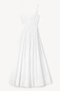 CLOTHING STAUD - WELLS MAXI DRESS WHITE