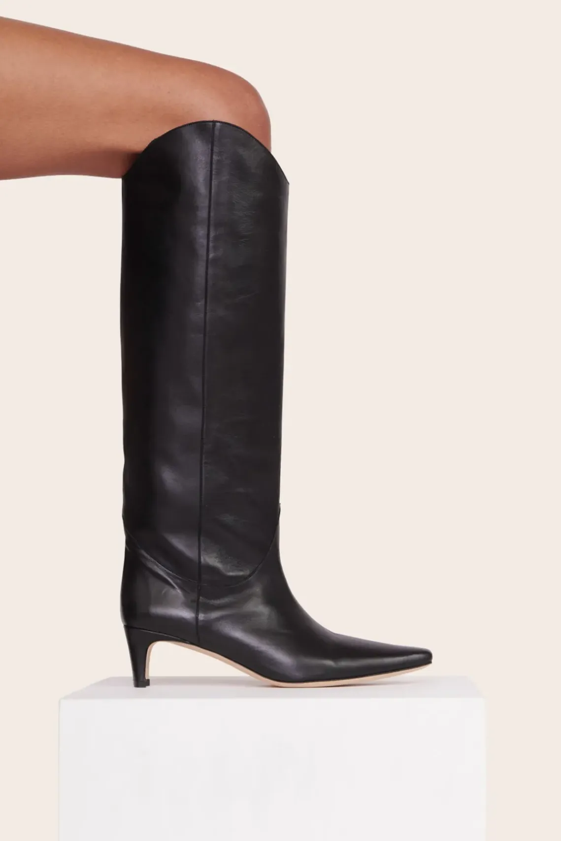 SHOES STAUD - WESTERN WALLY BOOT BLACK