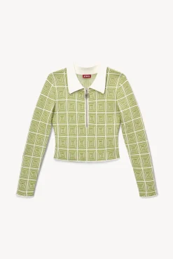 CLOTHING STAUD - WRENLEY TOP MOSS MAZE